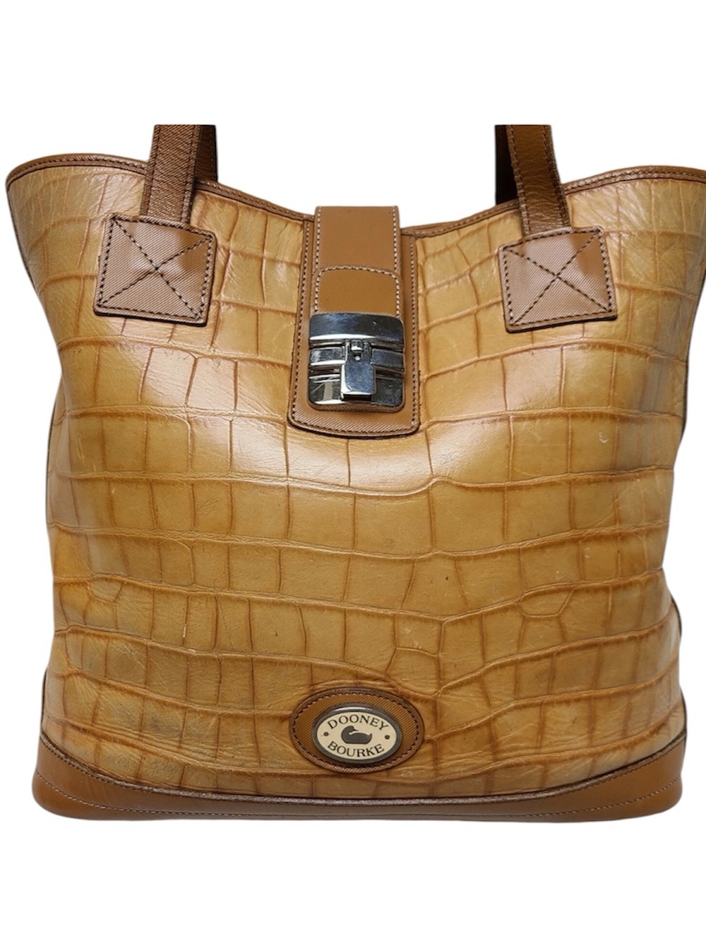 Dooney & Bourke Medium Croco Embossed Shopper